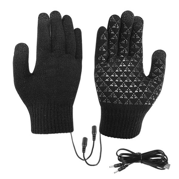 USB Heating Electric Heating Gloves Thermal Thickened Knitting - Image 6