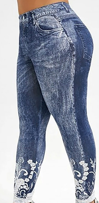 Denim Bottom Pants - Image 3