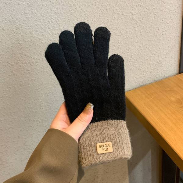 Women's Winter Wool Lined Warm Gloves - Image 10