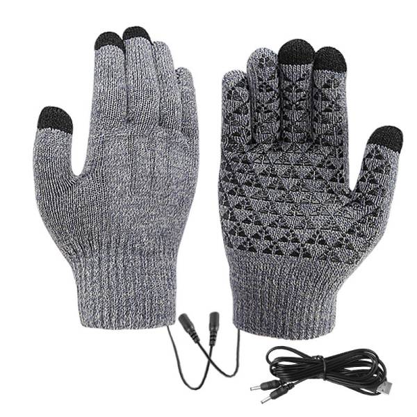 USB Heating Electric Heating Gloves Thermal Thickened Knitting - Image 7