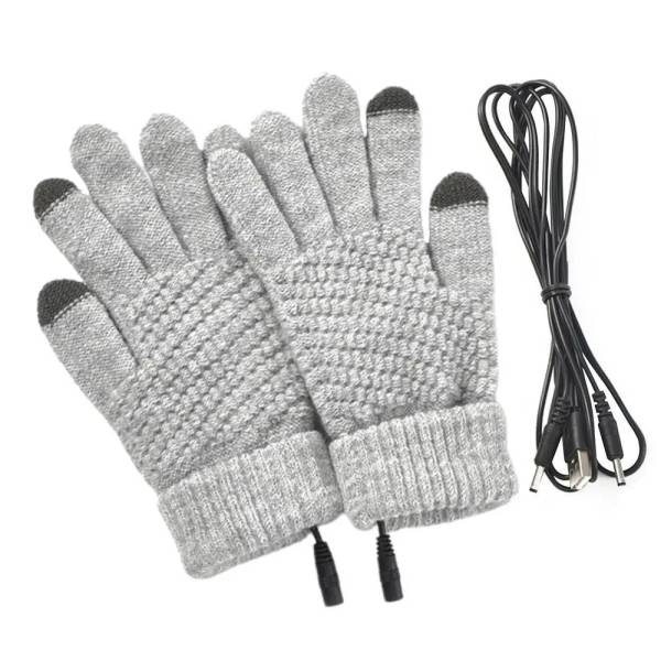 USB Heating Electric Heating Gloves Thermal Thickened Knitting - Image 10