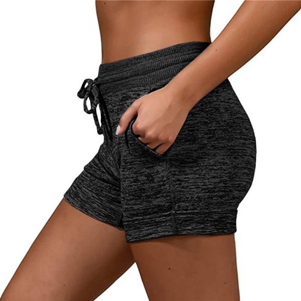 Women Shorts Quick-dry Lace-up Stretch Sports Pants - Image 4