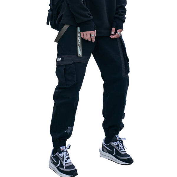 Men's Multi Pocket High Street Casual Pants - Image 2