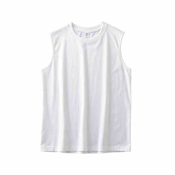 Fitness Waistcoat Solid Color Sleeveless T-shirt For Men - Image 5