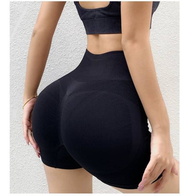 Fitness Yoga Shorts Pants Butt Lifting Seamless Leggings Women Gym - Image 6