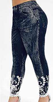 Denim Bottom Pants - Image 2