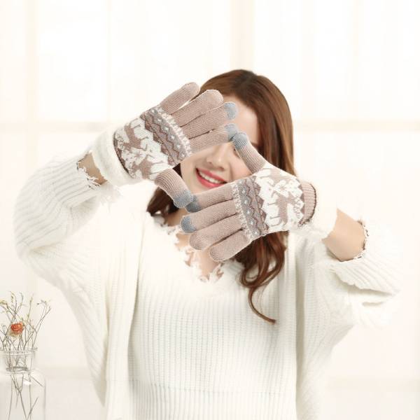 Double thickening plus velvet winter warm gloves - Image 8