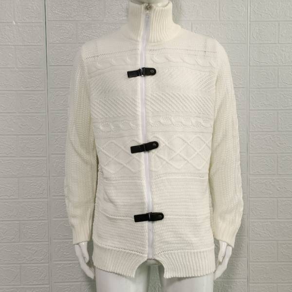 Autumn And Winter Turtleneck Men's Cardigan Coat - Image 6