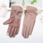 Thin Non-slip Breathable Touch Screen Cotton Short Gloves