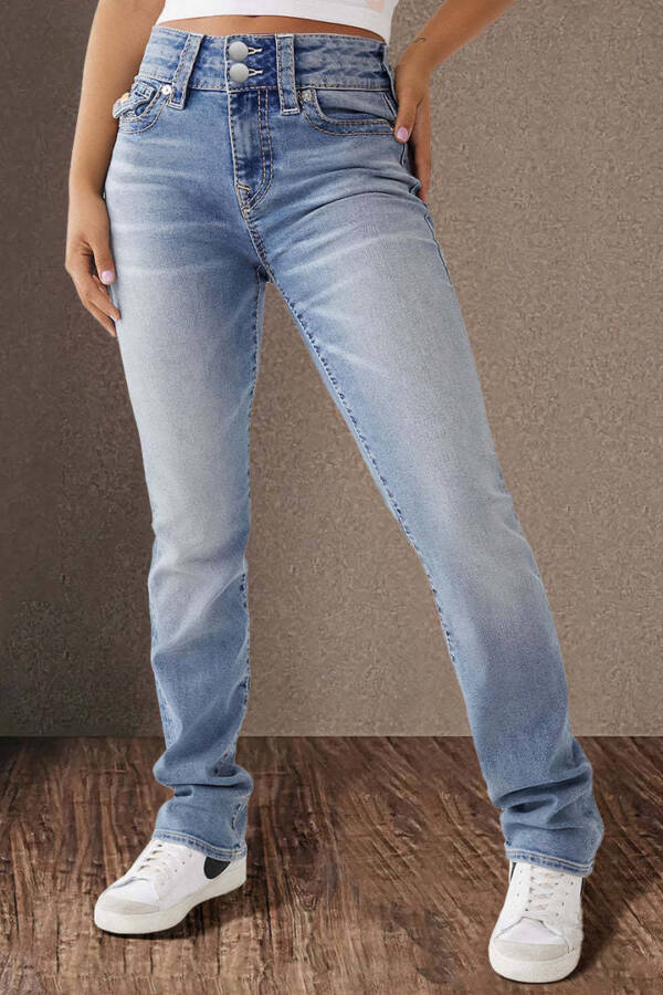 New Trendy Women's All-match High Waist Comfort Washed Slim Fit Denim Shorts - Image 5