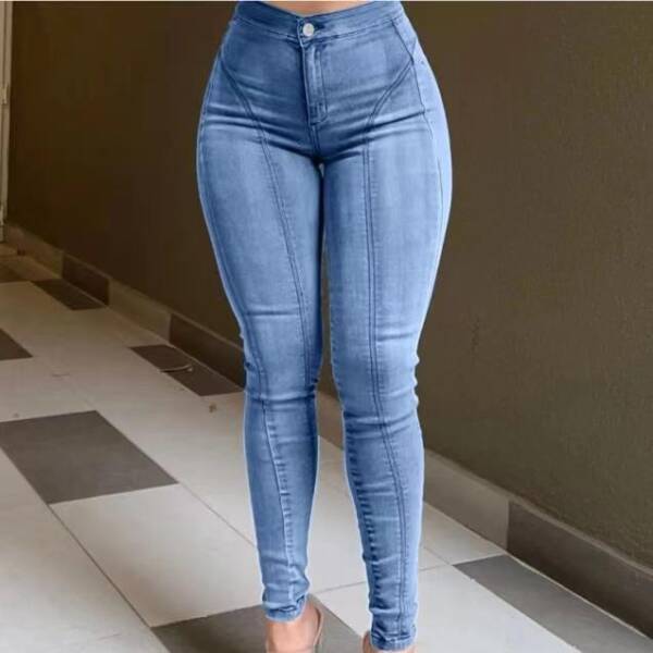 Women's Skinny Jeans High Waist - Image 2