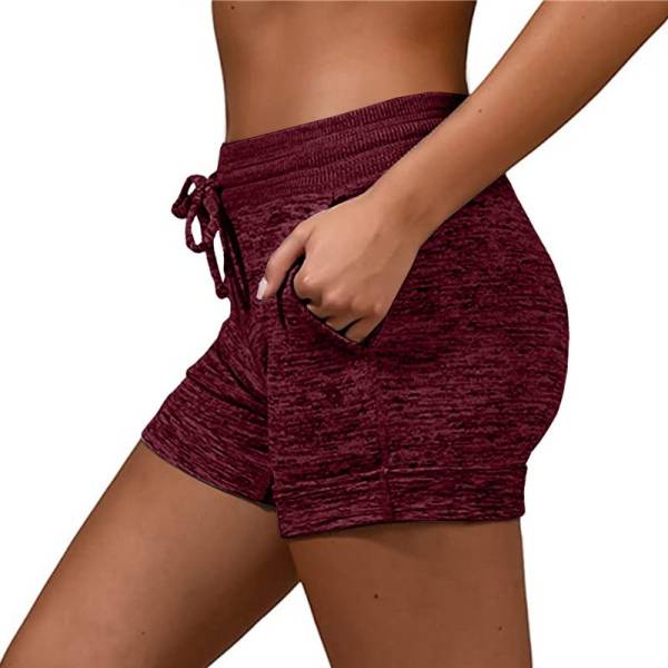 Women Shorts Quick-dry Lace-up Stretch Sports Pants - Image 7