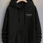 Men's Casual Fleece-lined Hoodie