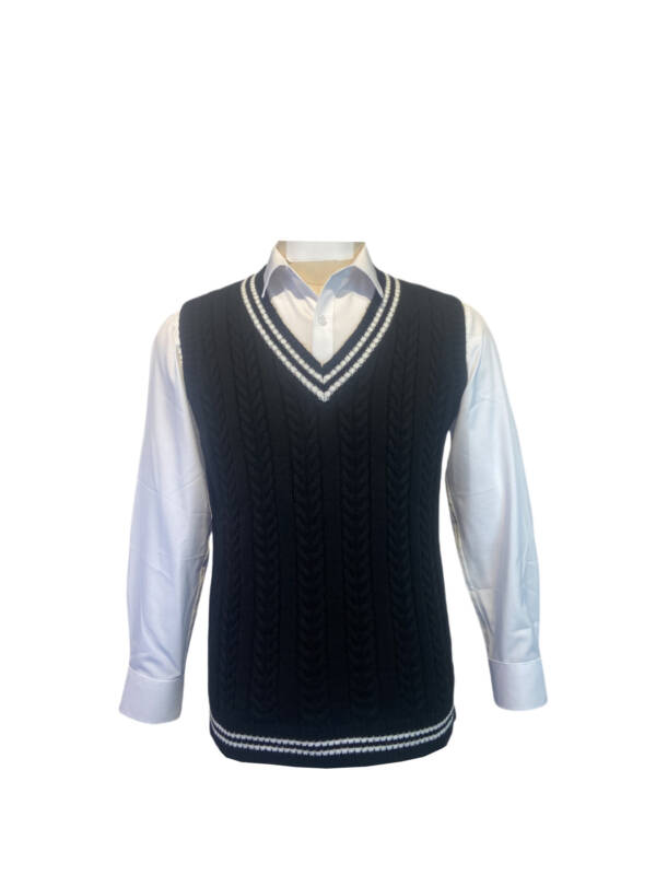 Men's Women's Universal Casual Knitted V-neck Pullover Sweater - Image 7