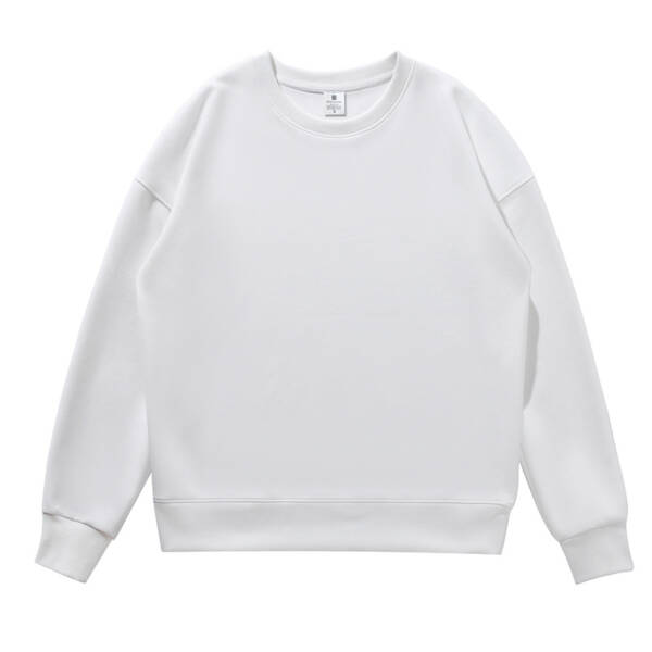 Non-gender Earth Color Round Neck Sweater - Image 3