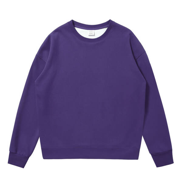 Non-gender Earth Color Round Neck Sweater - Image 10