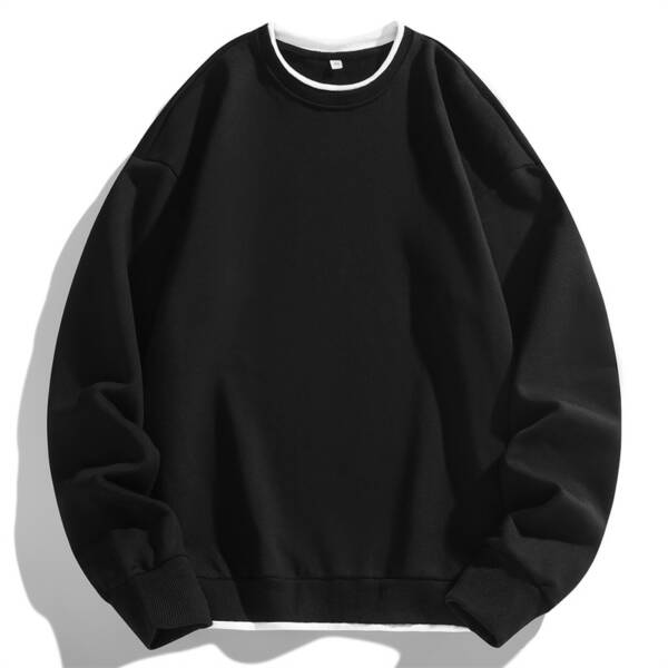 Round Neck Simple Casual Fashion Brand Loose Sweater - Image 4