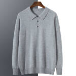 Casual Fashion Men's Knitted Bottoming Shirt