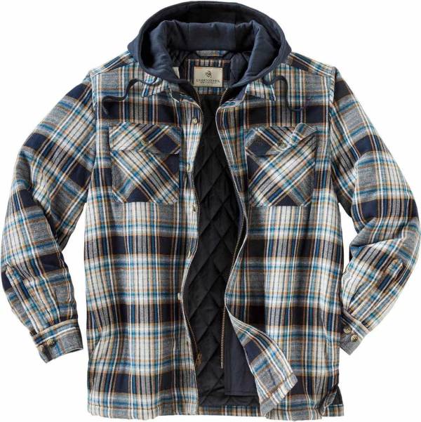 Cotton Coat Plaid Printed Loose Jacket Men - Image 6