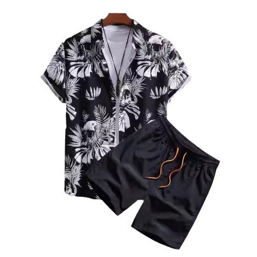 Digital Printing Shirt Cardigan Casual Beach Suit - Image 7