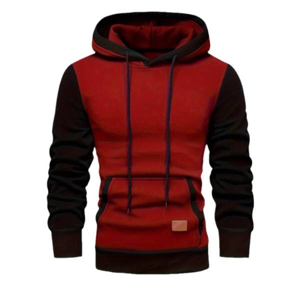 New Men's Color Matching Color Contrast Stitching Fashion Sweater - Image 5