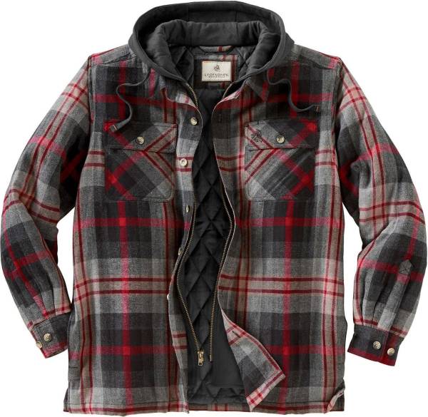 Cotton Coat Plaid Printed Loose Jacket Men - Image 2