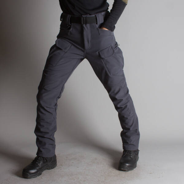 IX7 Shell Tactical Pants Men's Business Shirt Fleece Trousers - Image 3