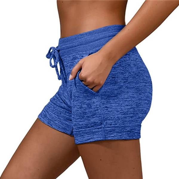 Women Shorts Quick-dry Lace-up Stretch Sports Pants - Image 6