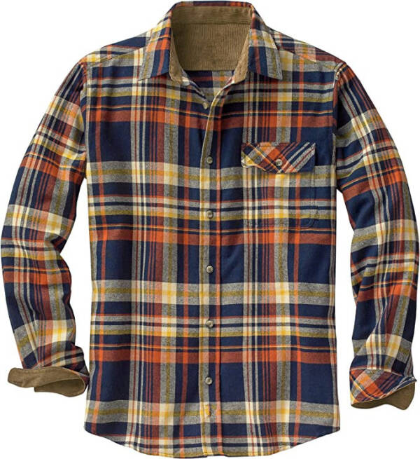 European And American Spring And Autumn Single-breasted Plaid Shirt Long Sleeve Loose - Image 2