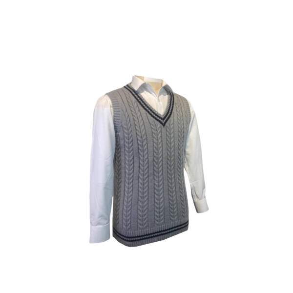 Men's Women's Universal Casual Knitted V-neck Pullover Sweater - Image 3