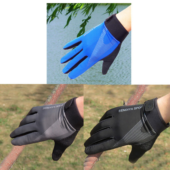 Men's And Women's Ice Silk High Elasticity Cycling Sports Touch Screen Gloves - Image 10