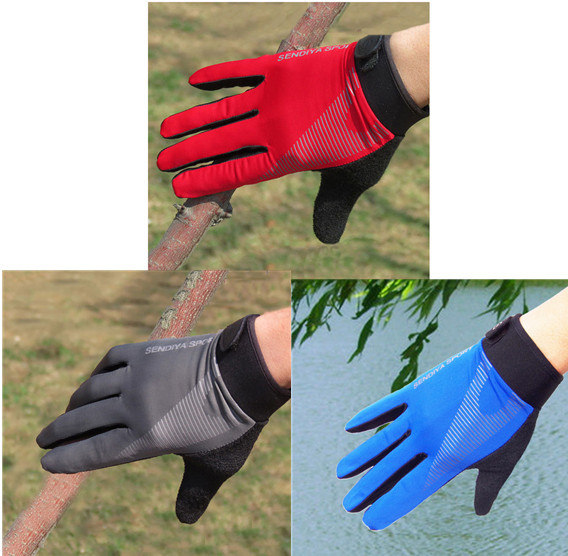 Men's And Women's Ice Silk High Elasticity Cycling Sports Touch Screen Gloves - Image 8