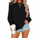 Solid Color Crew Neck Coat Long Sleeve Hoodie