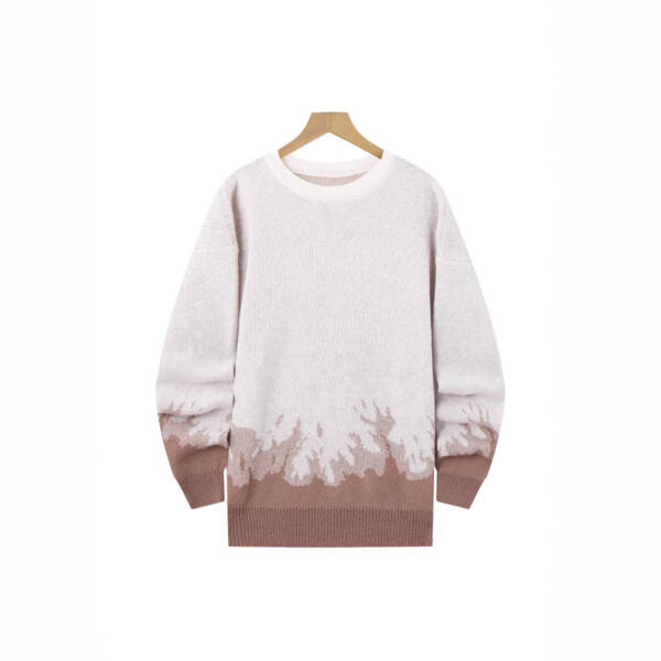 Flame Knitted Sweater Men's Leisure Warm - Image 2