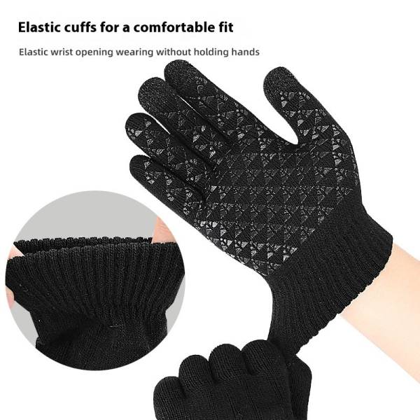 USB Heating Electric Heating Gloves Thermal Thickened Knitting - Image 2