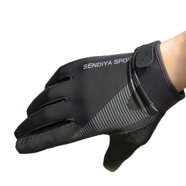 Men's And Women's Ice Silk High Elasticity Cycling Sports Touch Screen Gloves - Image 5