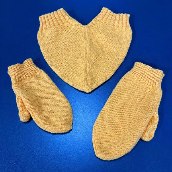 Love Warm Decoration Solid Color Knitted Yarn Gloves - Image 4