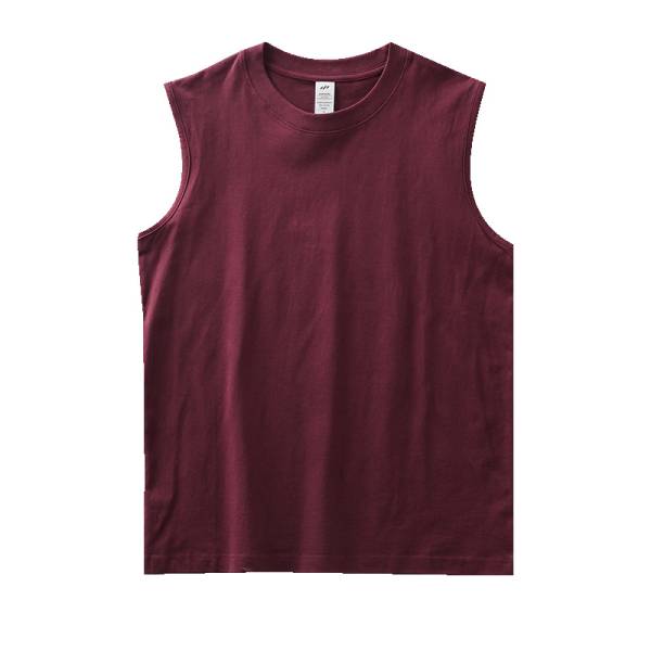 Fitness Waistcoat Solid Color Sleeveless T-shirt For Men - Image 6